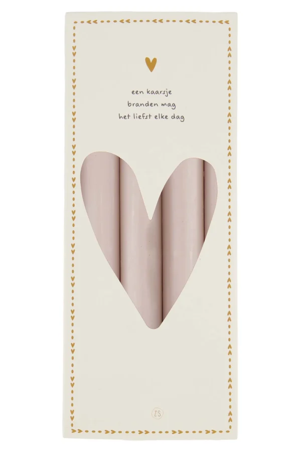 Shop 4 rustieke kaarsen 20cm kleur Kaarsen