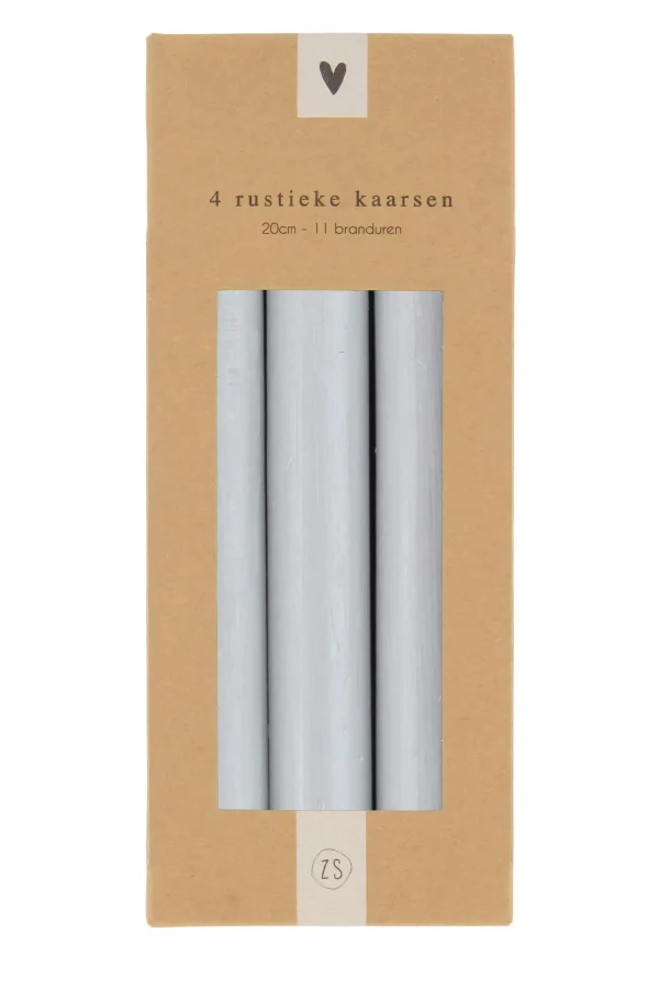 Best Sale 4 rustieke kaarsen 20cm Kaarsen