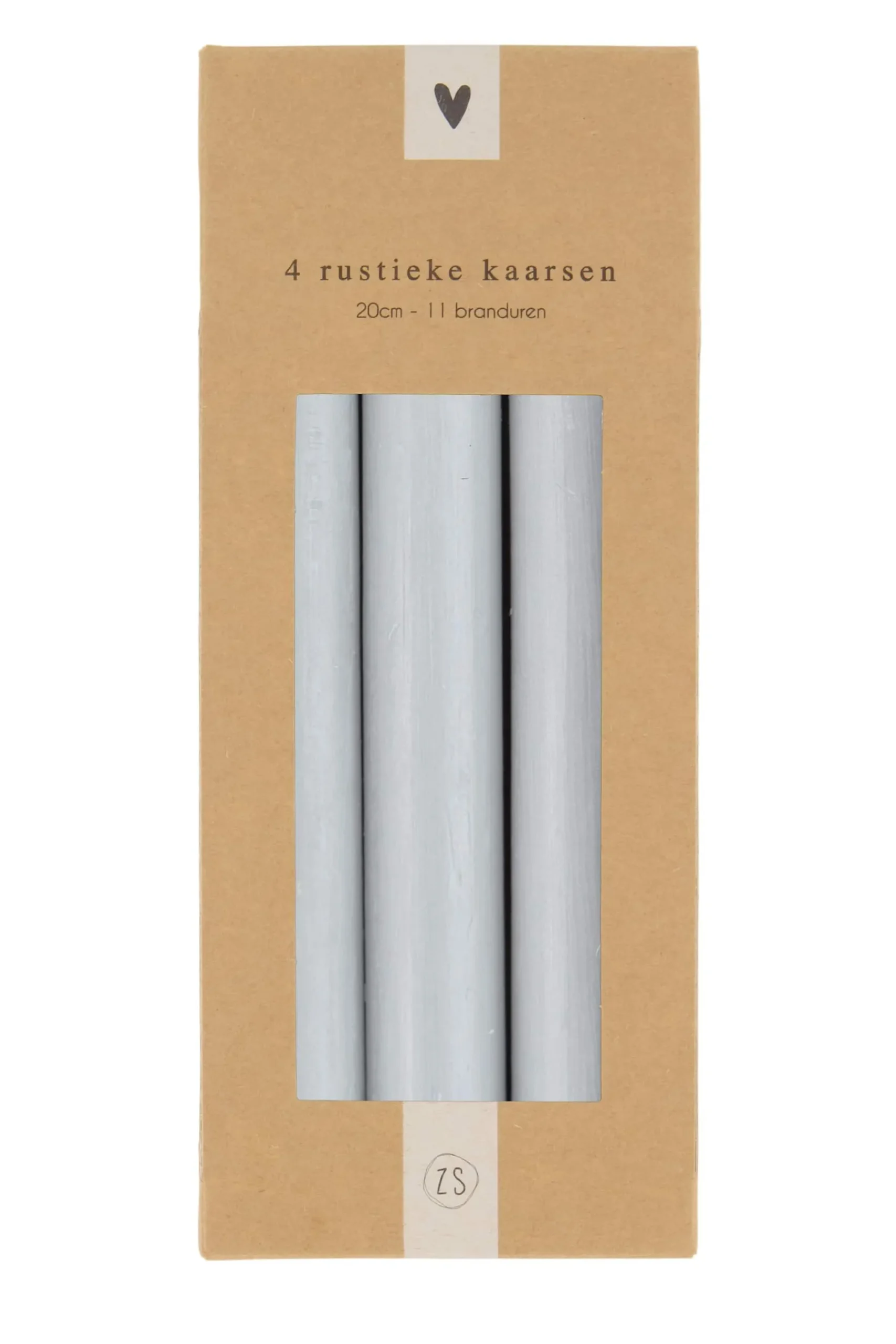 zusss__rustieke_kaarsen_cm_lichtgrijs_0.webp Best Sale 4 rustieke kaarsen 20cm Kaarsen