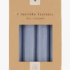 Discount 4 rustieke kaarsjes 12cm Kaarsen