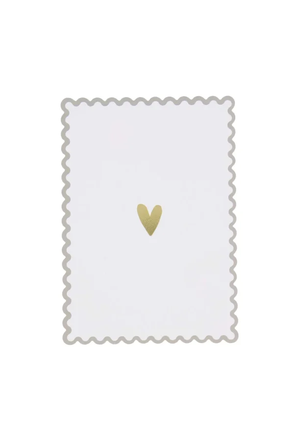 Cheap ansichtkaart hartje schulp /zand Kaartjes