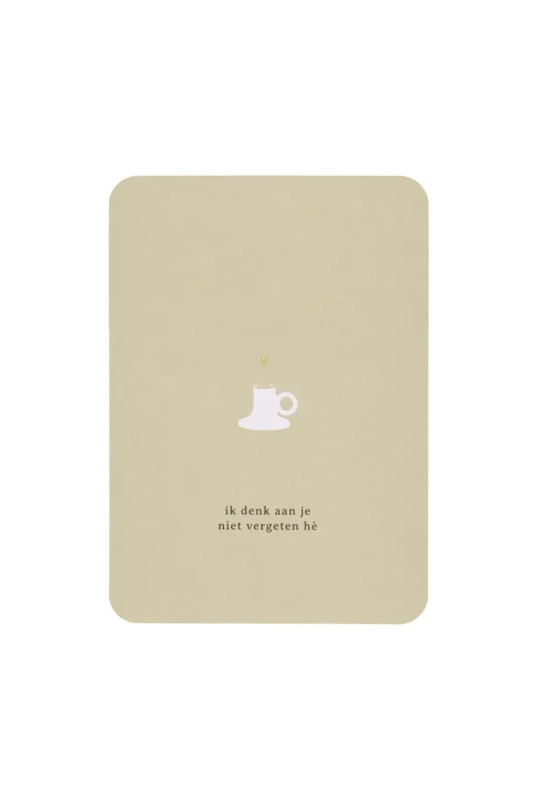 Shop ansichtkaart ik denk aan je Kaartjes