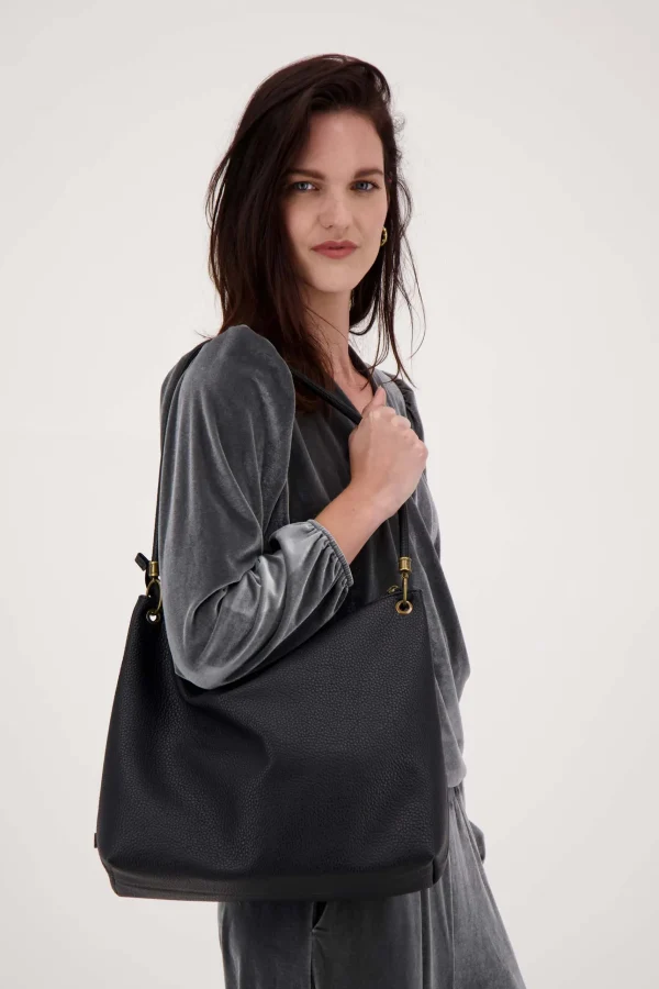 Hot basic schoudertas met hengsel L Schoudertassen & Handtassen