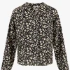 Best Sale blouse blaadjes print Tops