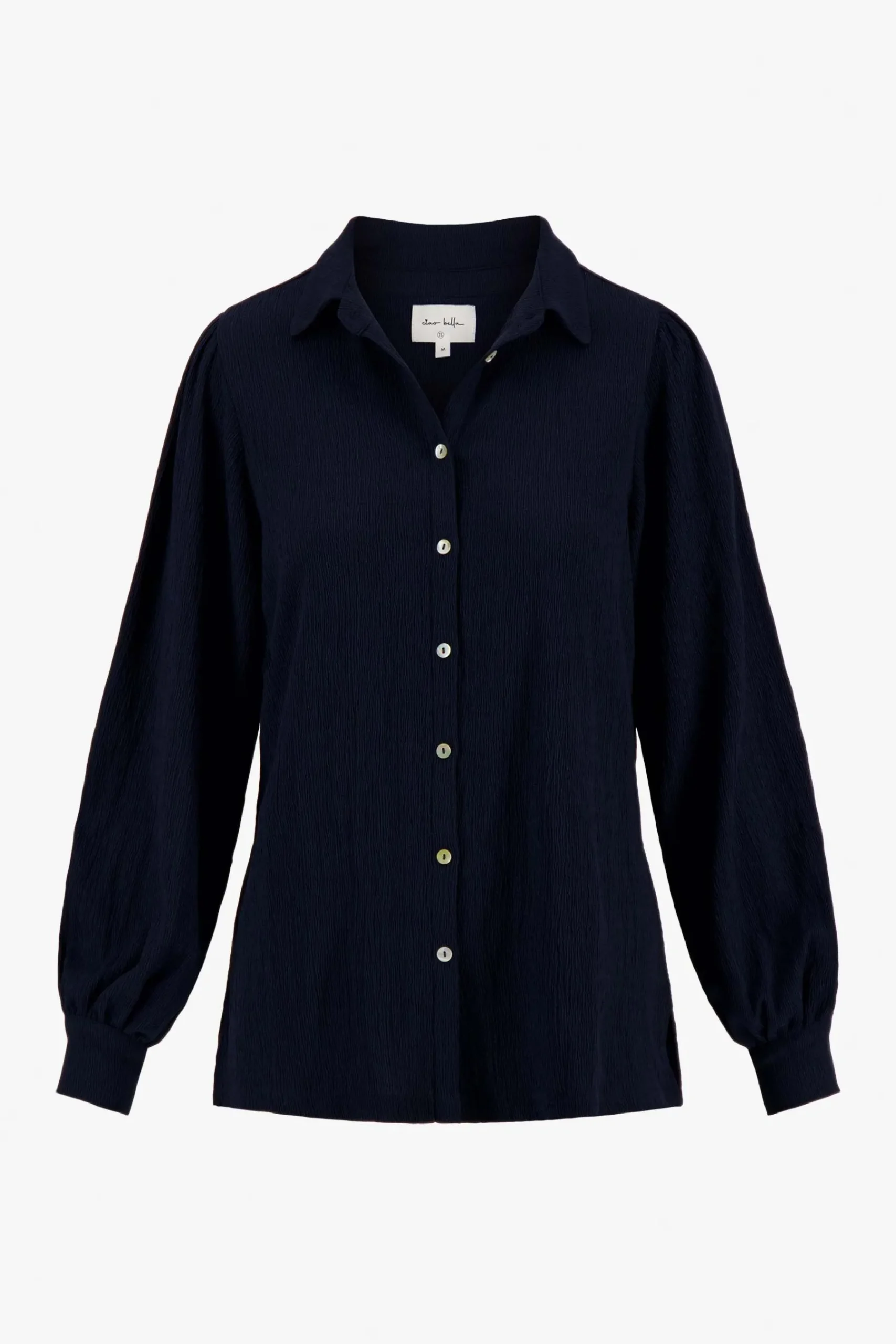 zusss_blouse_in_crinkle_stof_donkerblauw_0.webp Best blouse in crinkle stof Tops