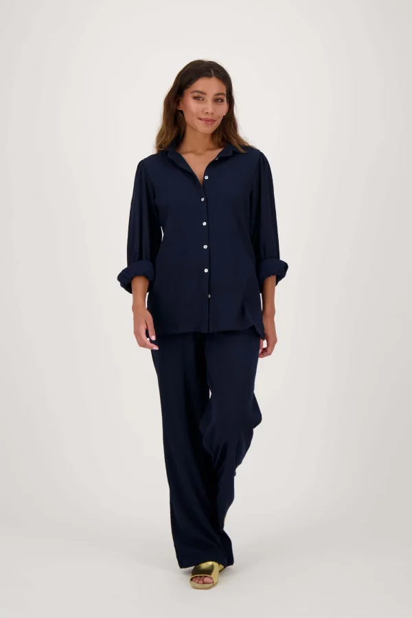 Best blouse in crinkle stof Tops