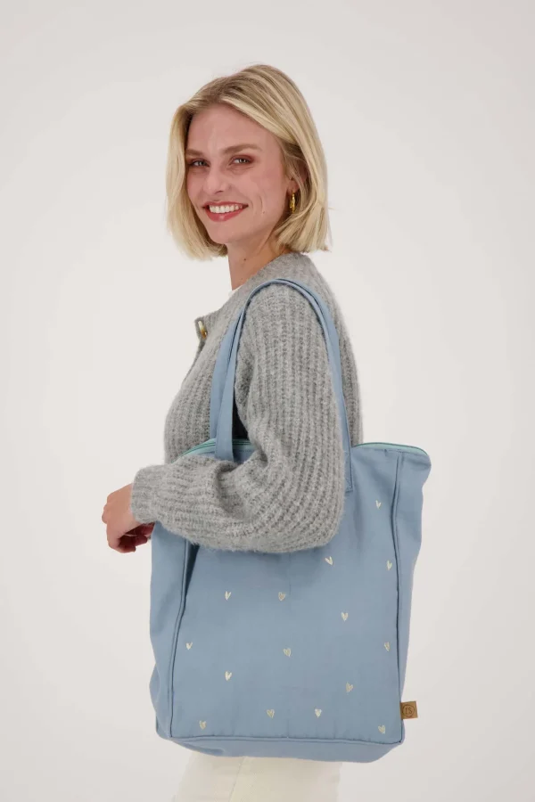 Fashion boodschappentas hartje Schoudertassen & Handtassen