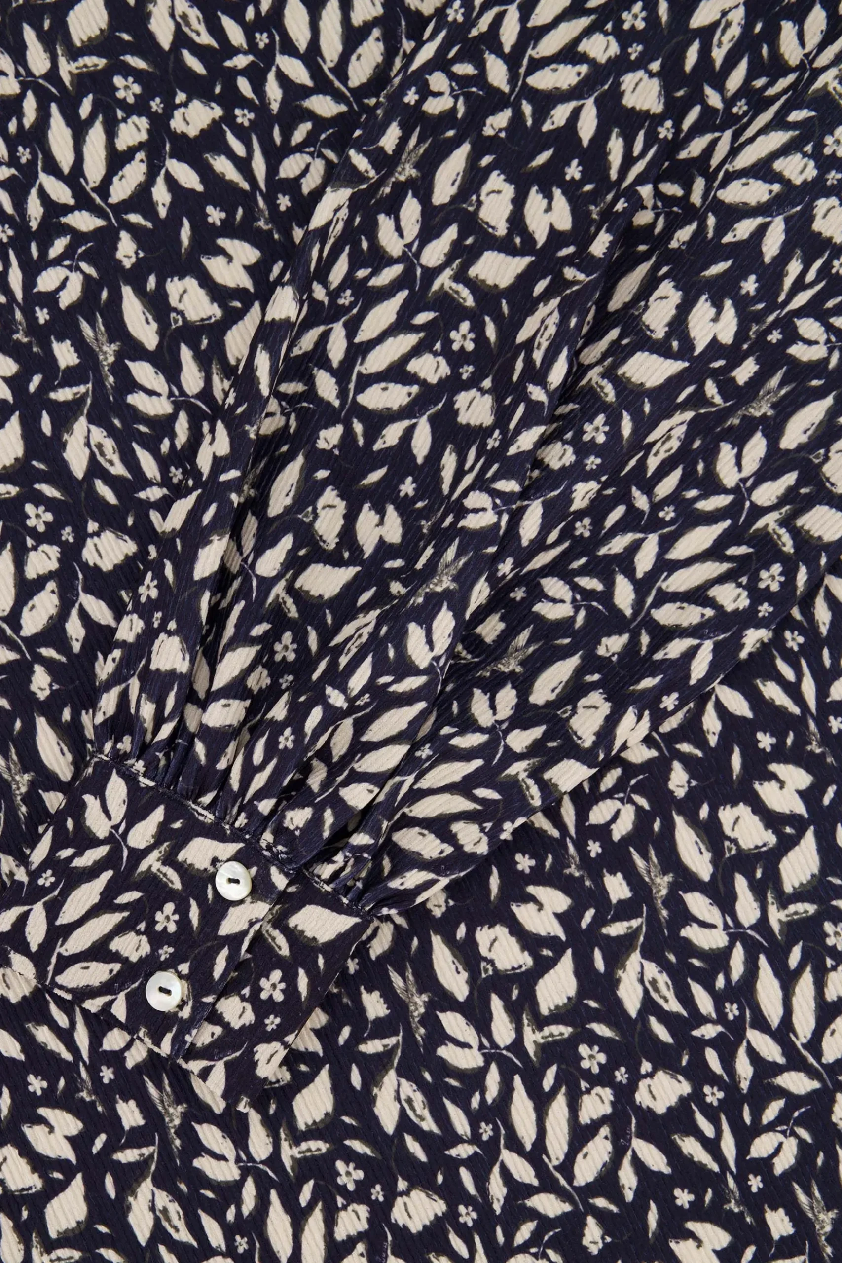 zusss_boothals_top_met_blaadjesprint_donkerblauw_3.webp Discount boothals top met blaadjesprint Tops