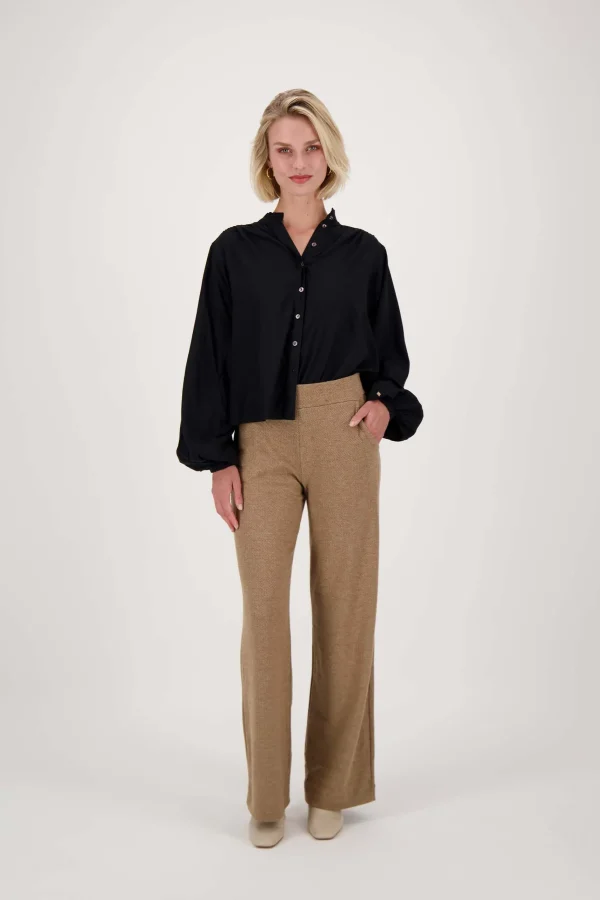 Cheap broek met visgraat structuur Broeken & Jeans