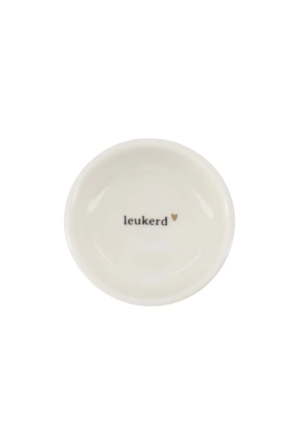 Cheap dipschaaltje leukerd wit Servies