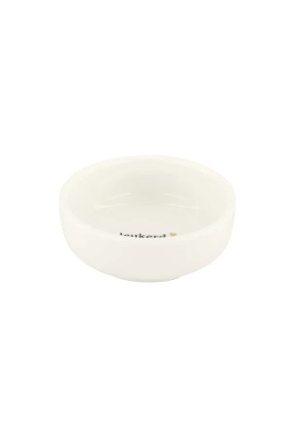 Cheap dipschaaltje leukerd wit Servies