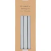 Store doosje met 10 smalle kaarsjes Kaarsen