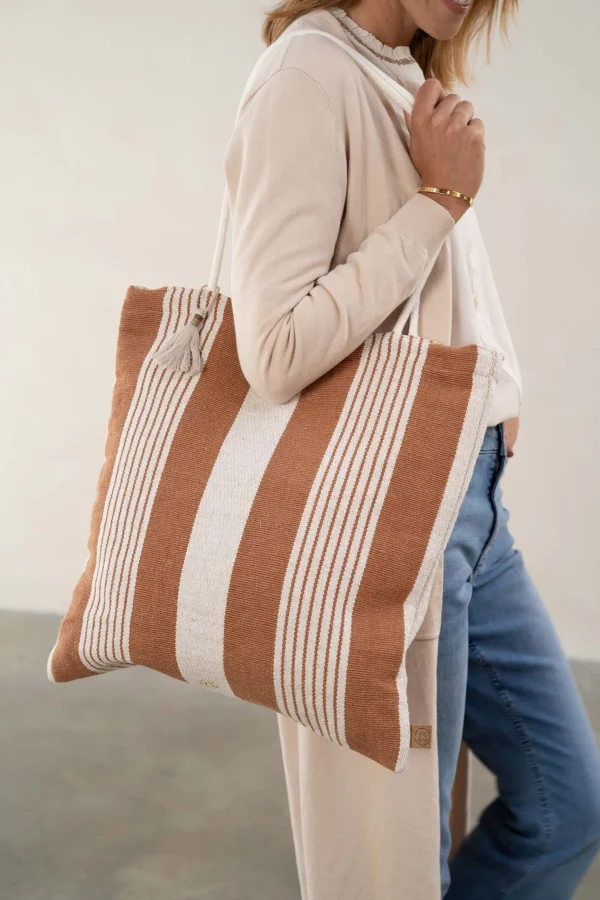 Fashion gestreepte tas Schoudertassen & Handtassen