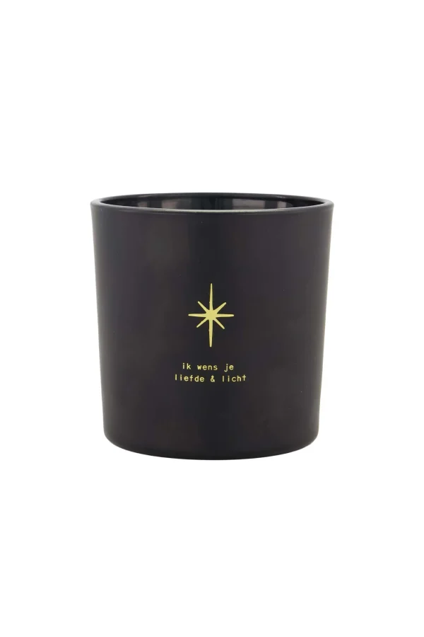Sale geurkaars in doosje winterbloem liefde & licht ster Geurkaarsen