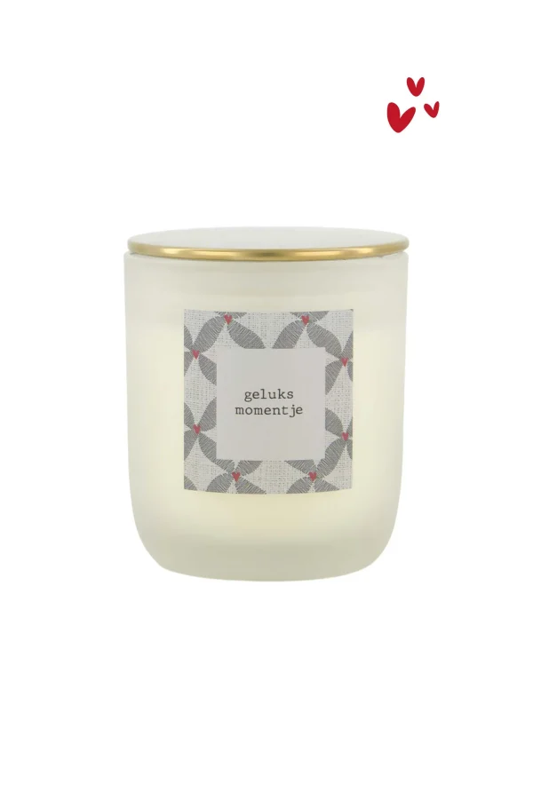 Cheap geurkaars in glas geluksmomentje Bad | Geurkaarsen