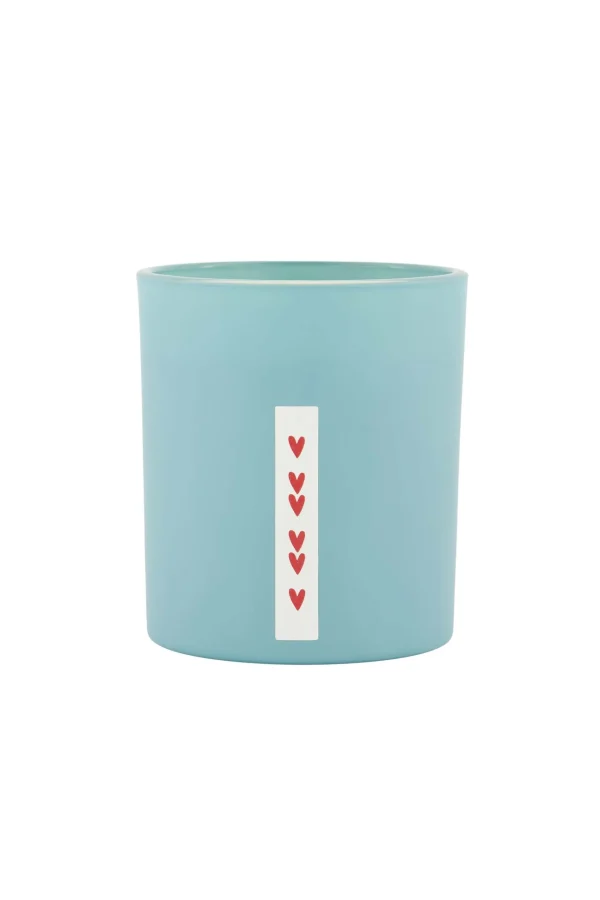 Outlet geurkaars in glas hartje Geurkaarsen
