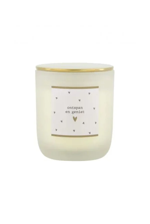 Store geurkaars in glas ontspan en geniet Bad | Geurkaarsen