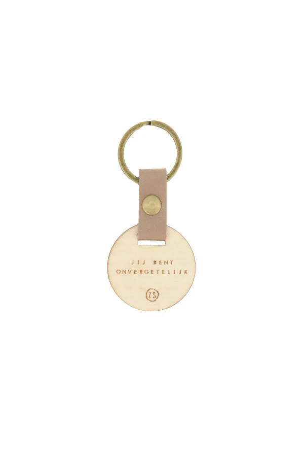 Shop Het Vergeten Kind sleutelhanger jij bent onvergetelijk hout Accessoires & Sleutelhangers