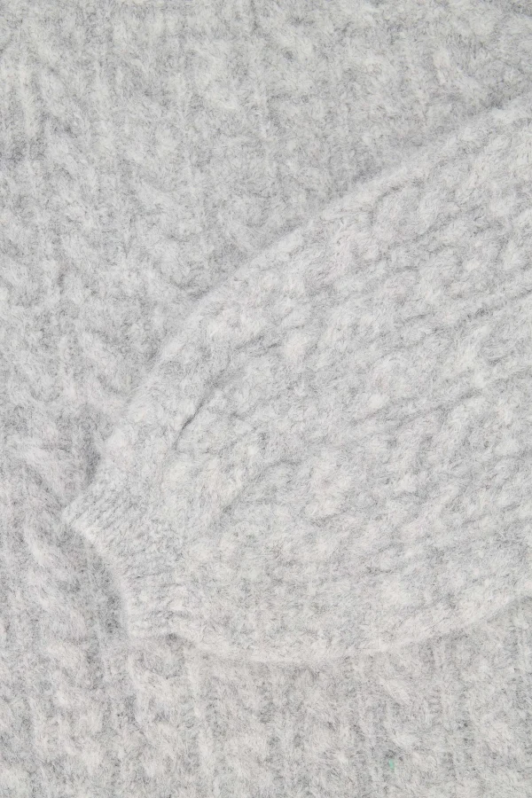 Cheap kabel trui met ballonmouw Truien