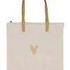 Cheap katoenen boodschappentas hartje Schoudertassen & Handtassen