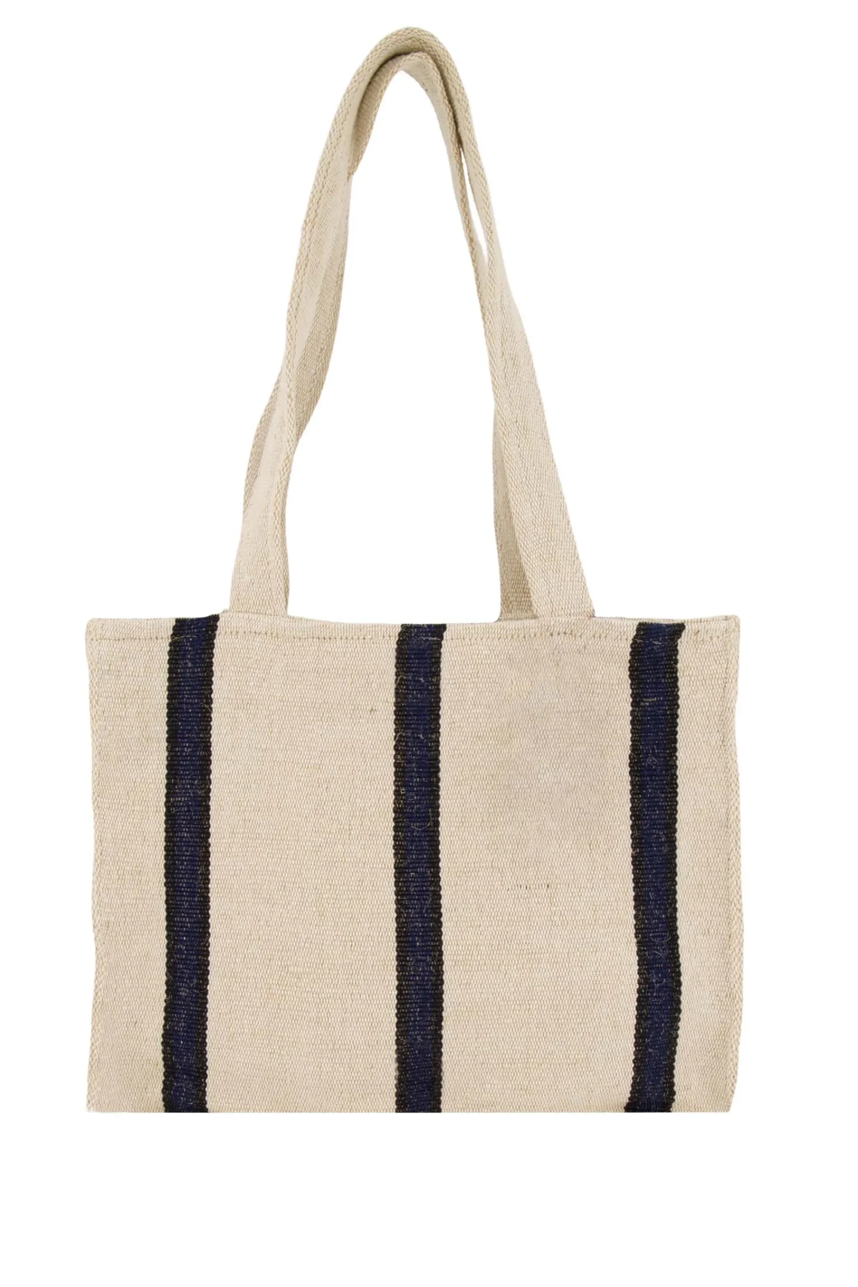 zusss_katoenen_tas_met_streep_ecrudonkerblauw_1.webp New katoenen tas met streep Schoudertassen & Handtassen