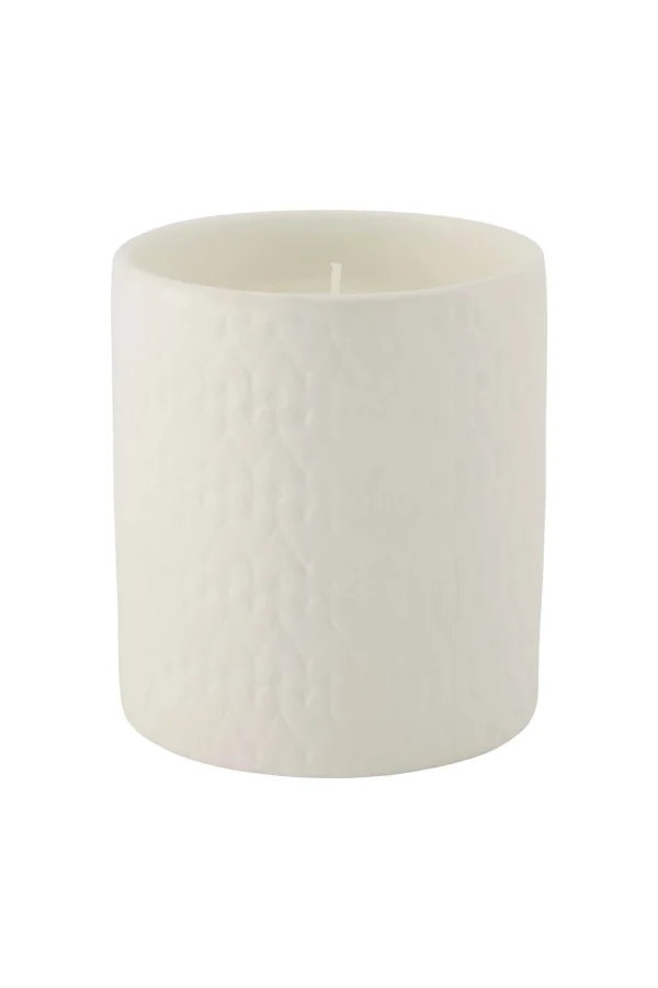 Best keramieken geurkaars met deksel vogel structuur hartjes Geurkaarsen