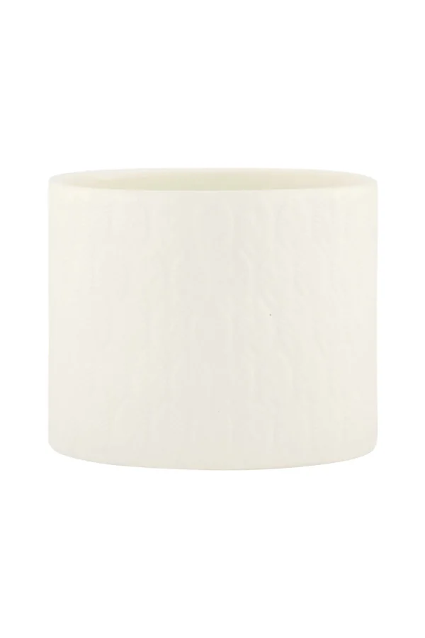 Best keramieken geurkaars ovaal structuur hartjes Geurkaarsen