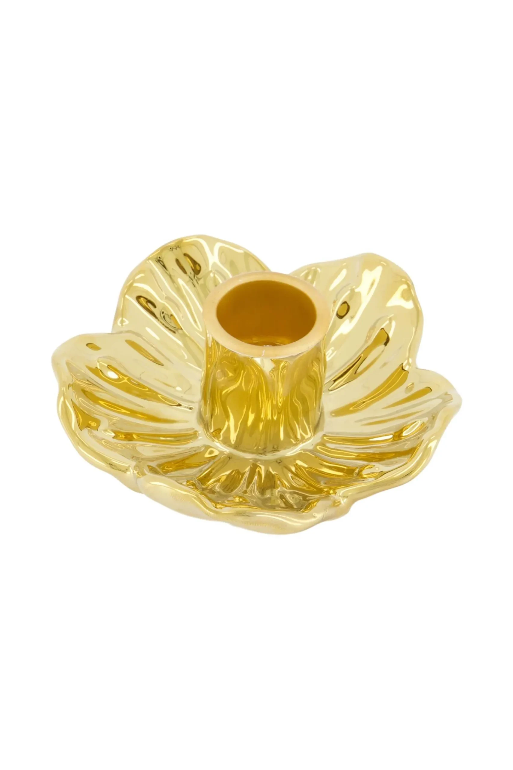 zusss_keramieken_kandelaar_bloem_goud_1.webp Online keramieken kandelaar bloem Kaarsen | Kaarsenhouders