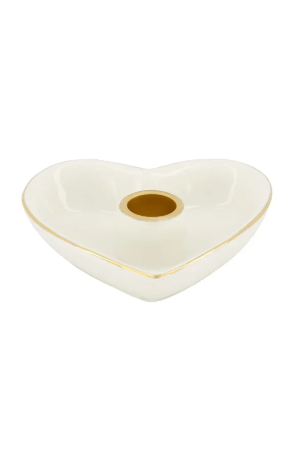 Fashion keramieken kandelaar hartvorm Kaarsen | Kaarsenhouders