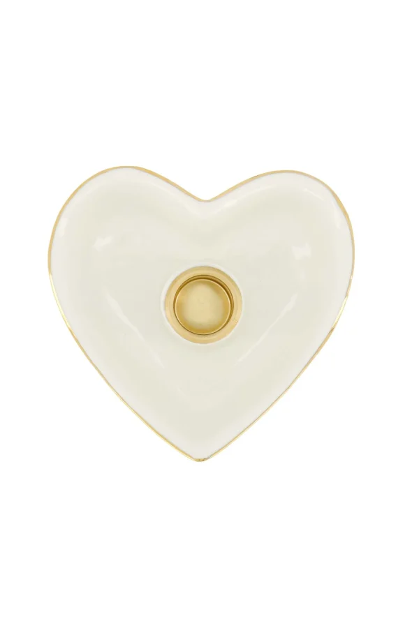 Fashion keramieken kandelaar hartvorm Kaarsen | Kaarsenhouders