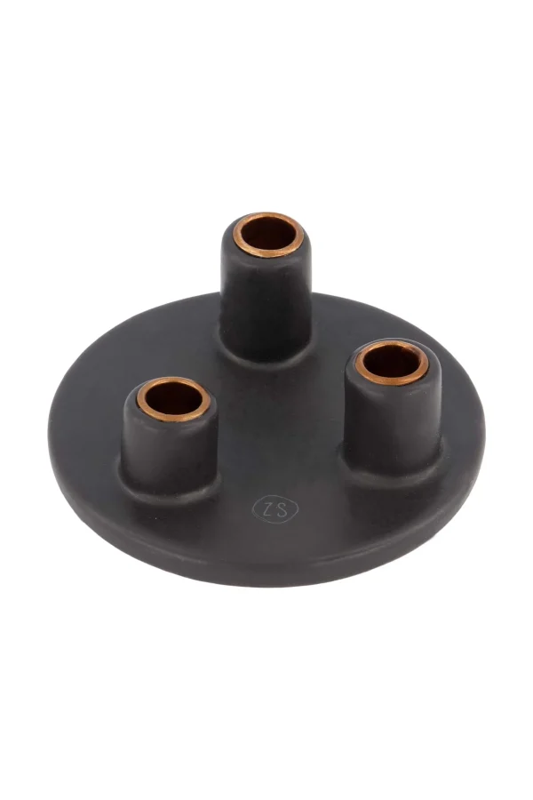 Fashion keramieken kandelaar voor 3 smalle kaarsjes Kaarsen | Kaarsenhouders