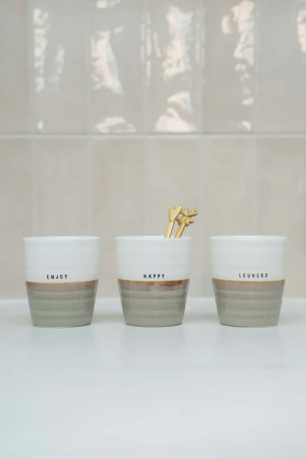 Hot koffiemok enjoy Servies