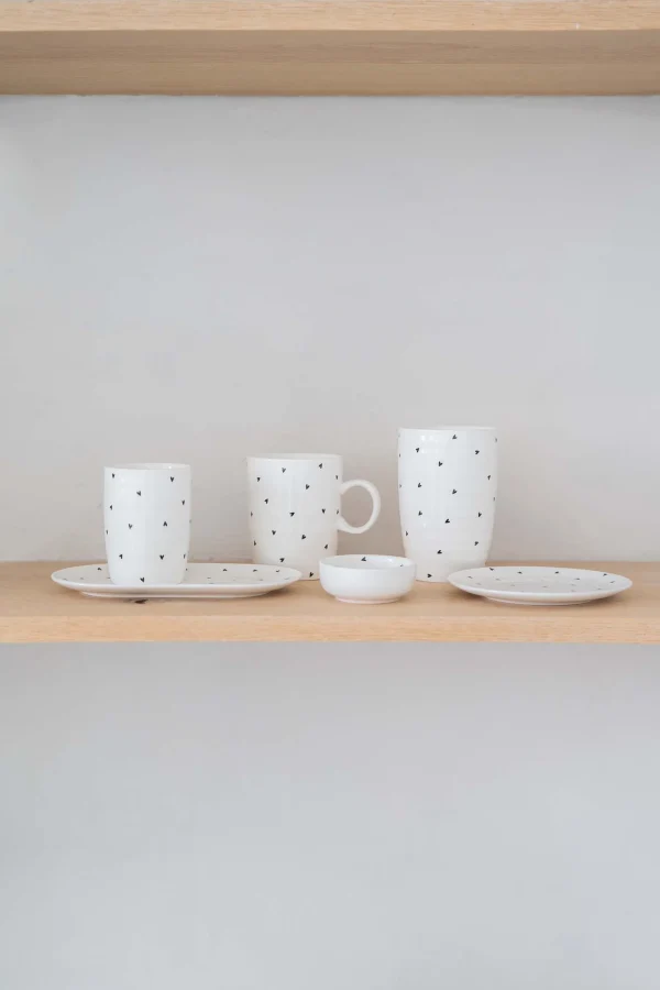 Hot koffiemok hartjes Servies