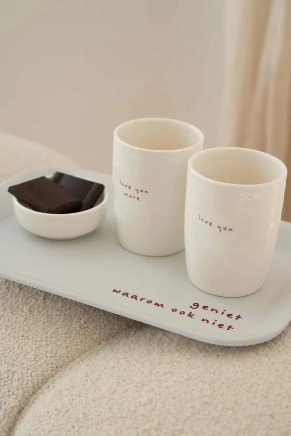 Cheap koffiemok love you more Servies