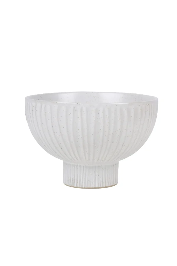 New kom op voet ribbels Servies