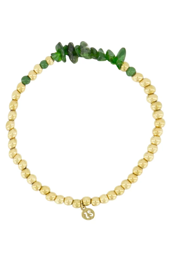 New kralenarmband met glassteen Armbandjes