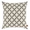 Best kussen grafisch gewoven patroon 45x45cm grijs Kussens