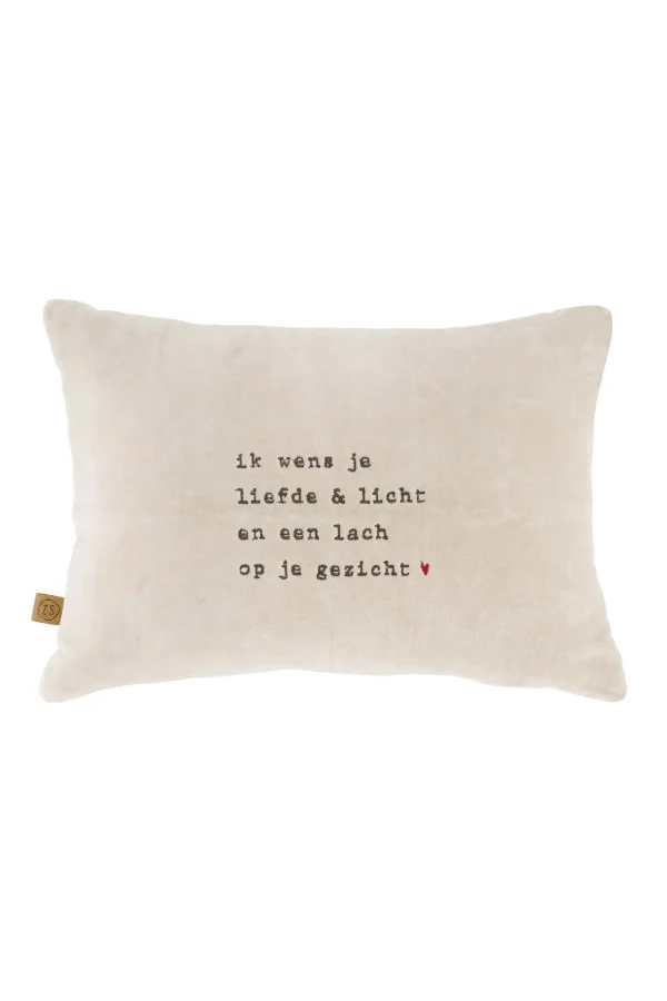 Outlet kussen liefde & licht ster 35x25cm Kussens
