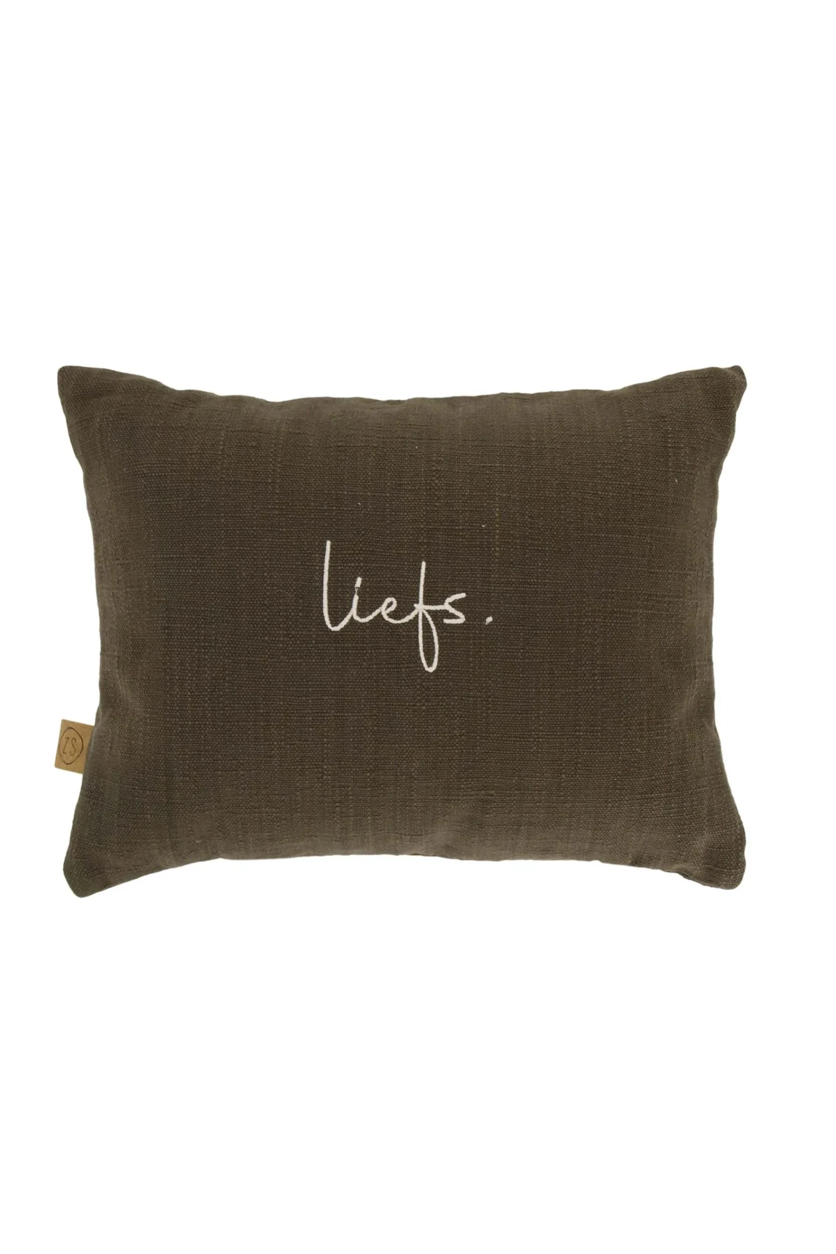 zusss_kussen_liefs_met_hartjes_xcm_groengrijs_1.webp Shop kussen liefs met hartjes 35x25cm Kussens