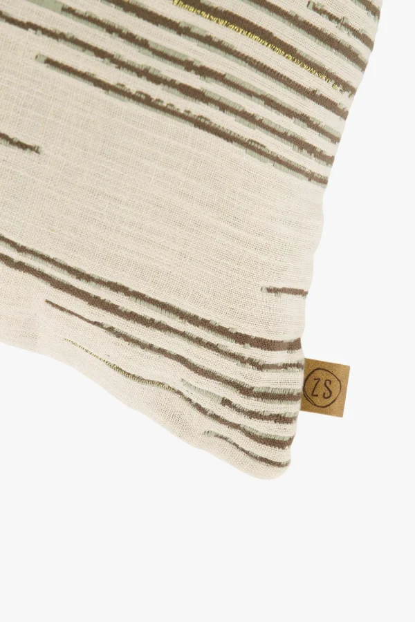 Hot kussen lijnenpatroon 60x40cm Kussens