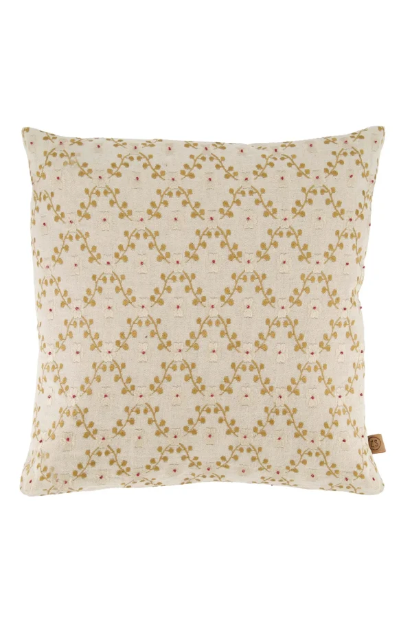 Online kussen wieber bloem borduur 45x45cm Kussens