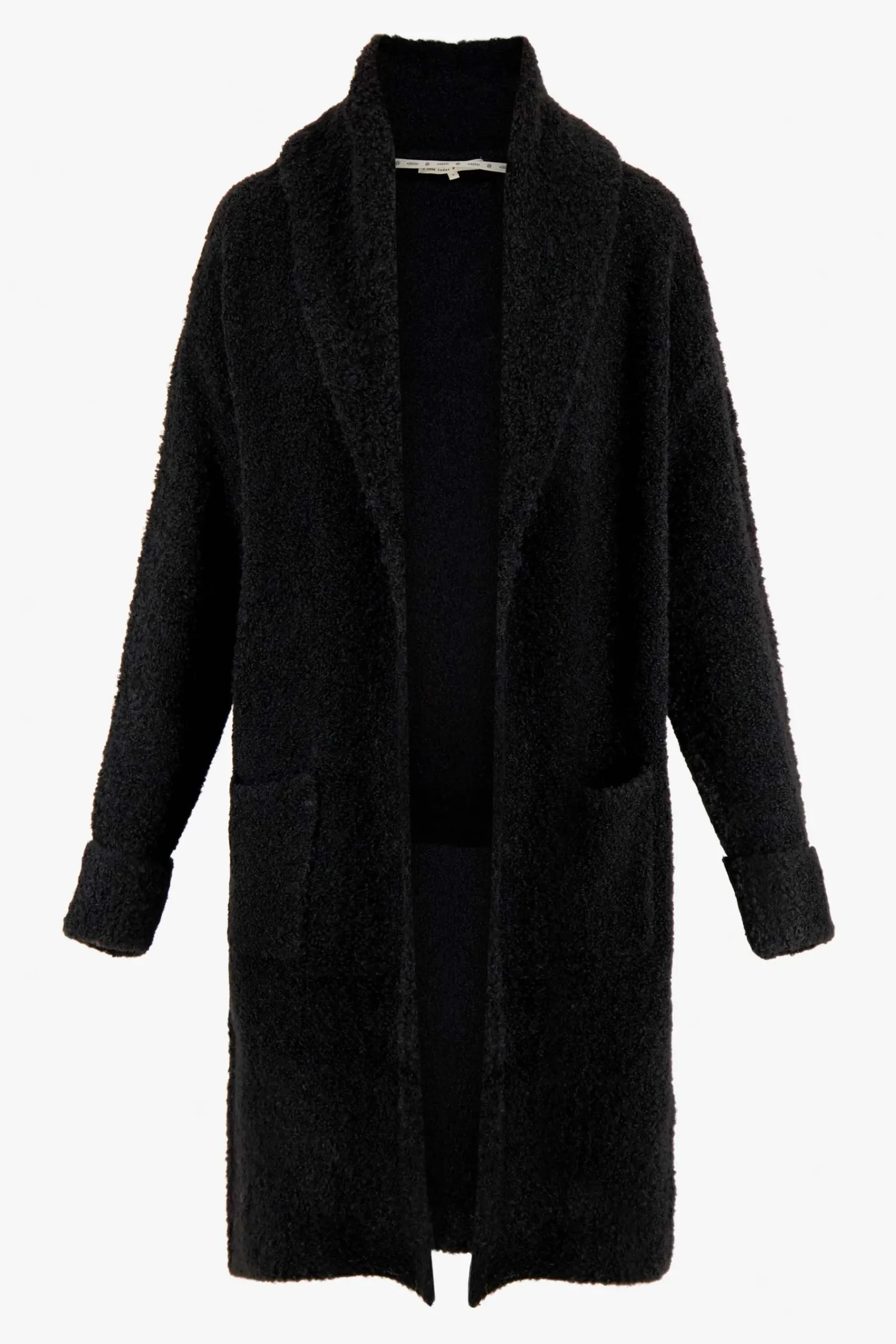 zusss_lang_boucle_vest_zwart_0.webp Best lang boucle vest Vesten