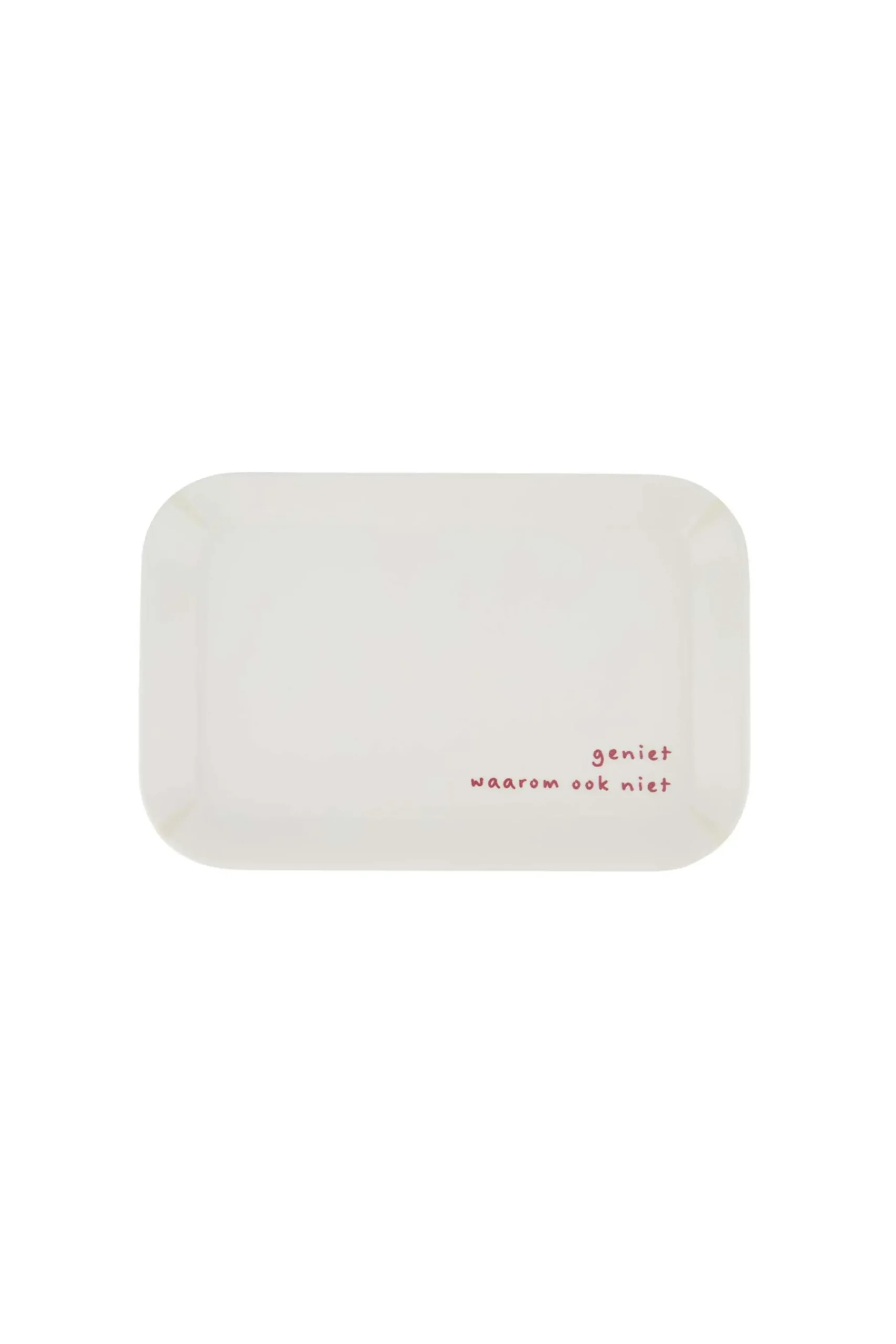 zusss_melamine_dienblad_xcm_geniet_off_whiterood_0.webp Clearance melamine dienblad 29x19cm geniet off white/rood Keukenaccessoires