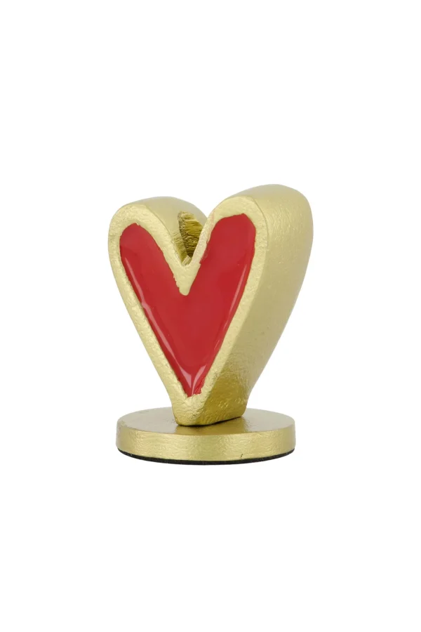 Fashion metalen kandelaar hartje Kaarsen | Kaarsenhouders