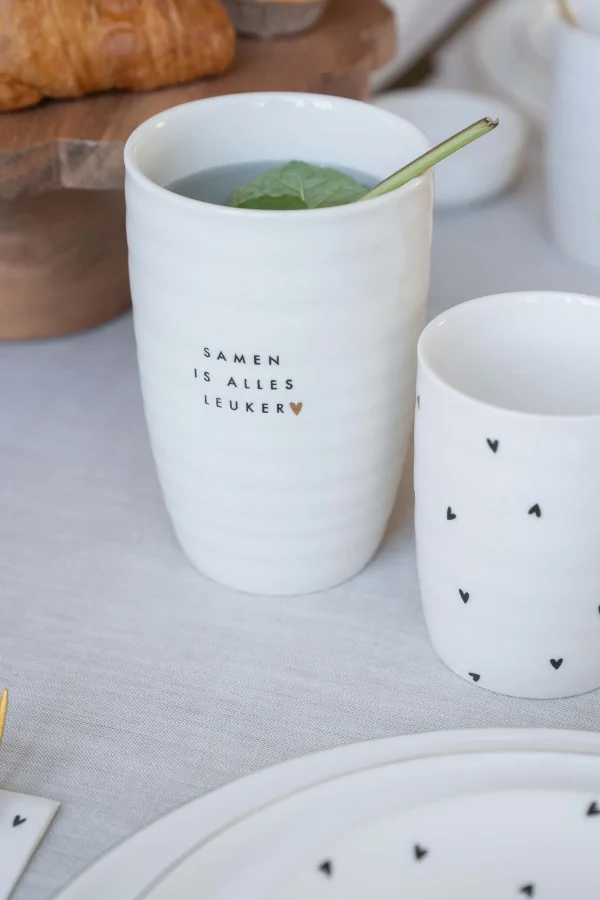 Clearance mok L samen is alles leuker Servies