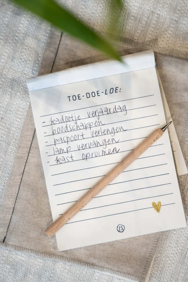 Store nog te doen boekje Planners