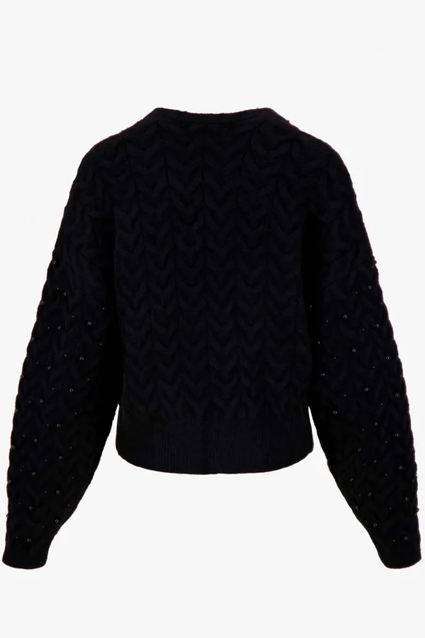 Best openvallend vest met kraaltjes Vesten