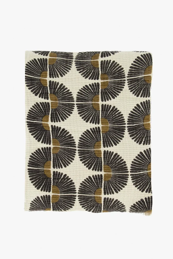 Sale plaid waaiers 130x170cm Plaids & Vloerkleden