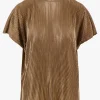 Best Sale plisse turtle top goud Tops