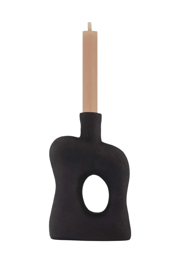 Outlet polystone kandelaar ornament 22cm Kaarsen | Kaarsenhouders